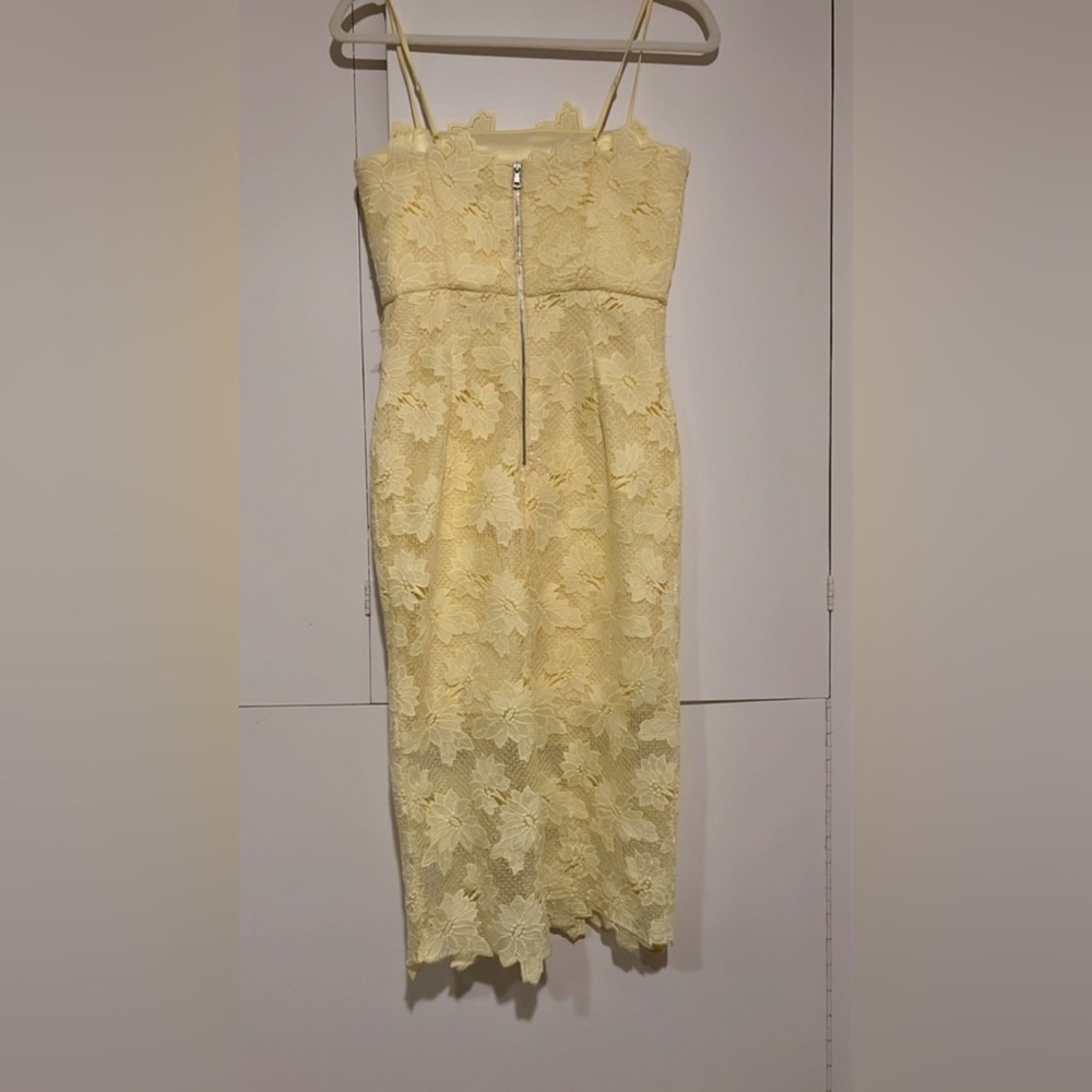 Nwot Bardot Sunshine Dress in Lemon - Picture 8 of 11
